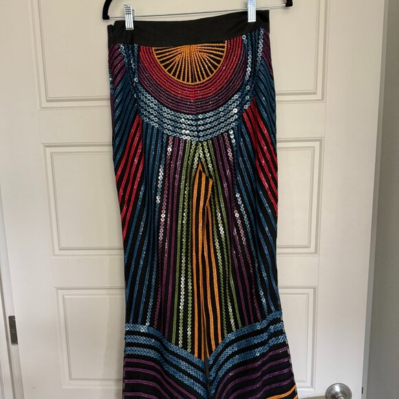 THE HIPPIE SHAKE rainbow sequin pants #ONTOUR74 - Picture 6 of 6